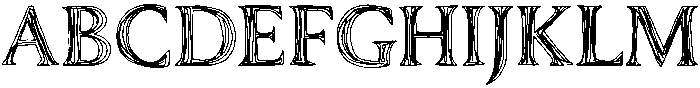 FLORA Regular otf (400) Font UPPERCASE