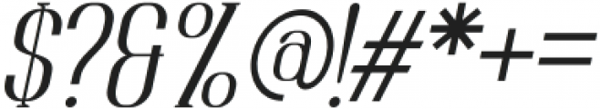 FLOREN-Italic otf (400) Font OTHER CHARS