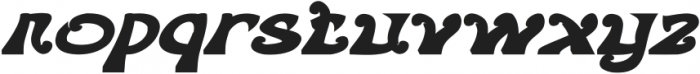 FLOWER GENERATION Bold Italic otf (700) Font LOWERCASE