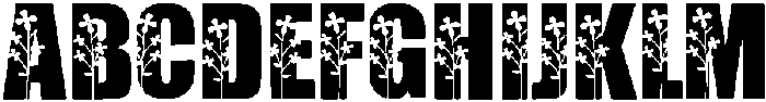 FLOWER Regular otf (400) FONT