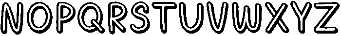 FLOWERS Regular otf (400) Font UPPERCASE