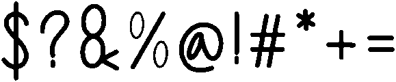 FLOWERY otf (400) Font OTHER CHARS