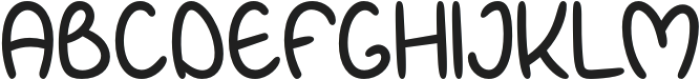 Flabana Regular otf (400) Font UPPERCASE