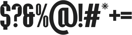Flaction Regular otf (400) Font OTHER CHARS