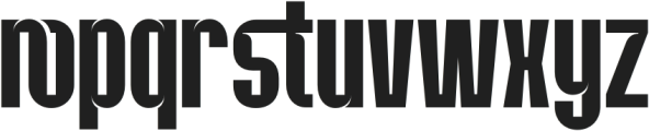 Flaction Regular otf (400) Font LOWERCASE