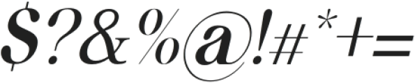 FlagoriaCalintha Thin Italic otf (100) Font OTHER CHARS