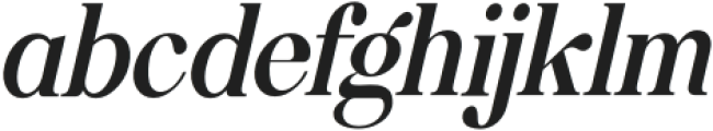 FlagoriaCalintha Thin Italic otf (100) Font LOWERCASE