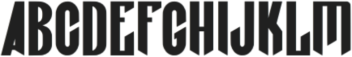 FlahzRegular otf (400) Font UPPERCASE