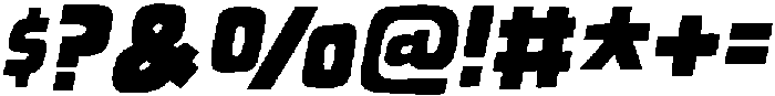 Flaky Bandit Italic otf (400) Font OTHER CHARS