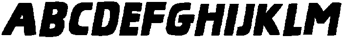 Flaky Bandit Italic otf (400) Font UPPERCASE