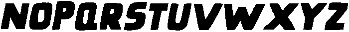 Flaky Bandit Italic otf (400) Font UPPERCASE