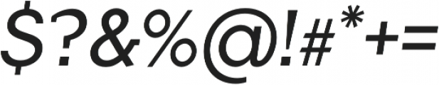 Flamante SemiSlab Light Italic otf (300) Font OTHER CHARS
