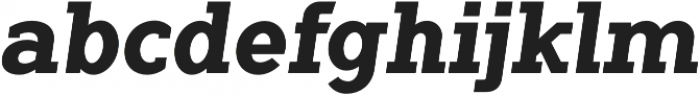 Flamante Serif Bold Italic otf (700) Font LOWERCASE