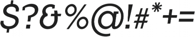 Flamante Serif Light Italic otf (300) Font OTHER CHARS