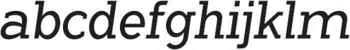 Flamante Serif Light Italic otf (300) Font LOWERCASE