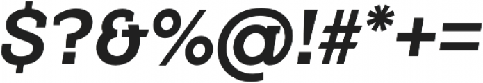 Flamante Serif Medium Italic otf (500) Font OTHER CHARS