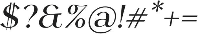 Flambe Medium Italic otf (500) Font OTHER CHARS