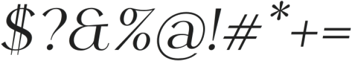 Flambe Regular Italic otf (400) Font OTHER CHARS