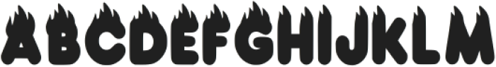 Flame Bold Regular otf (700) Font UPPERCASE