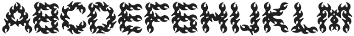 FlameStrike otf (400) Font UPPERCASE