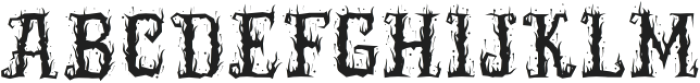 Flamegeist Font Regular otf (400) Font UPPERCASE