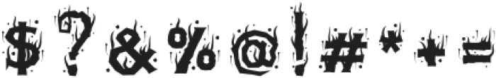 Flamegeist Font Regular ttf (400) Font OTHER CHARS