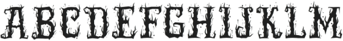 Flamegeist Font Regular ttf (400) Font UPPERCASE
