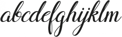 Flamingo-OT Script ttf (400) Font LOWERCASE