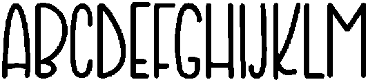 Flamingo Regular otf (400) Font UPPERCASE
