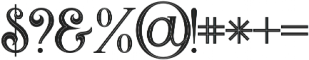 Flamingo  line regular otf (400) Font OTHER CHARS