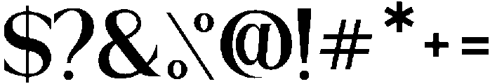 Flamingo otf (400) Font OTHER CHARS