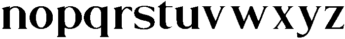 Flamingo otf (400) Font LOWERCASE