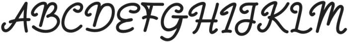 Flanky-Regular otf (400) Font UPPERCASE