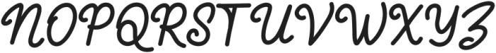 Flanky-Regular otf (400) Font UPPERCASE