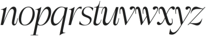 Flashdisk Italic otf (400) Font LOWERCASE