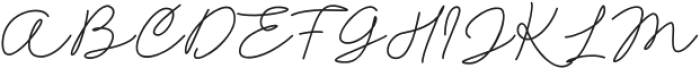 Flashline Regular otf (400) Font UPPERCASE