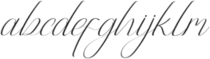 Flasstival Italic otf (400) Font LOWERCASE