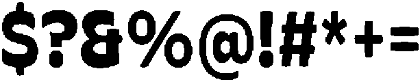 Flatface Briska Bold Condensed otf (700) Font OTHER CHARS