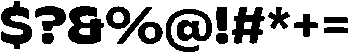 Flatface Briska Bold otf (700) Font OTHER CHARS