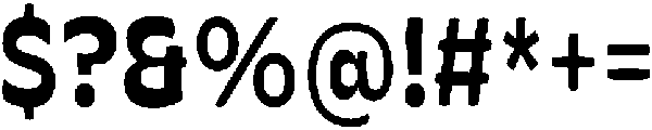 Flatface Briska Medium Condensed otf (500) Font OTHER CHARS