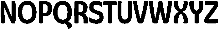 Flatface Briska Medium Condensed otf (500) Font UPPERCASE