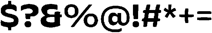 Flatface Briska Medium otf (500) Font OTHER CHARS