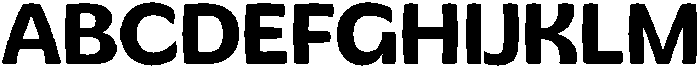 Flatface Briska Medium otf (500) Font UPPERCASE