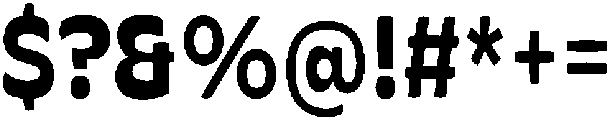 Flatface Briska Semibold Condensed otf (600) Font OTHER CHARS
