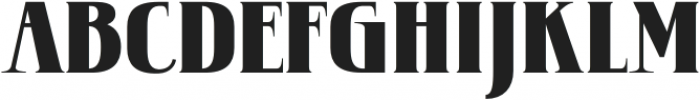 Flatfoot Regular Condensed otf (400) Font UPPERCASE