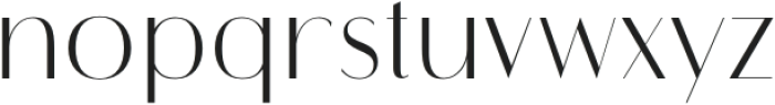 Flatline Sans ExtraLight otf (200) Font LOWERCASE