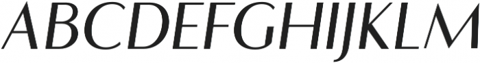 Flatline SemiBold-Italic otf (600) Font UPPERCASE
