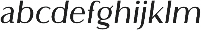 Flatline SemiBold-Italic otf (600) Font LOWERCASE
