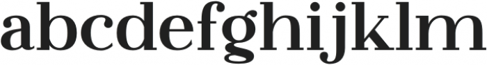 Flatline Serif Bold otf (700) Font LOWERCASE