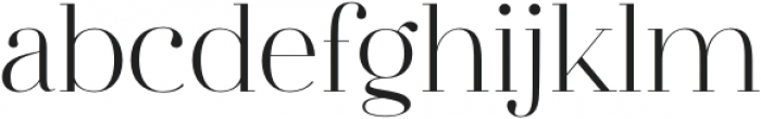 Flatline Serif ExtraLight otf (200) Font LOWERCASE